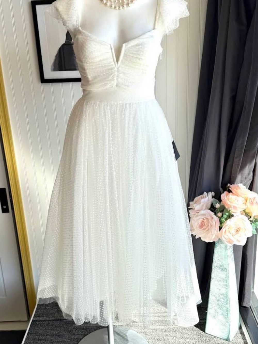 White dress